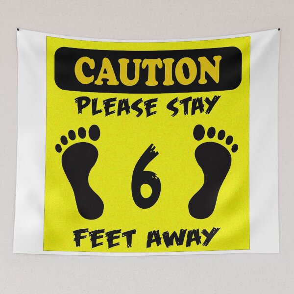 Item preview, plase stay 6 feet away designed and sold by ArrigoLazzaro.
