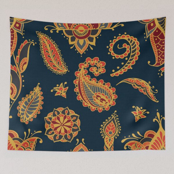 Item preview, Vintage Retro Paisley designed and sold by pugmom4.