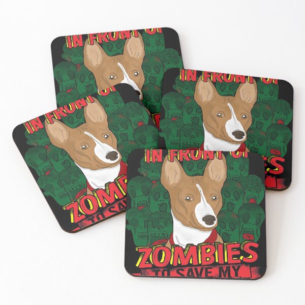 Item preview, I would Push You To Zombies For My Basenji designed and sold by ferriliu.
