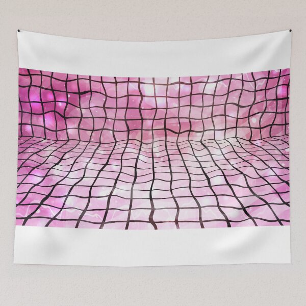 Item preview, Warped Pink Tiles with Bright Falling Particles designed and sold by IncrediVFX.