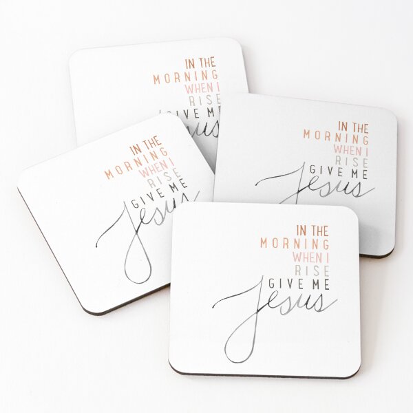 Item preview, In the morning when I rise give me Jesus sticker   designed and sold by Sydney Moutier.