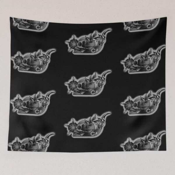 Item preview, Black & Grey Skull Epipe  designed and sold by Zancho.