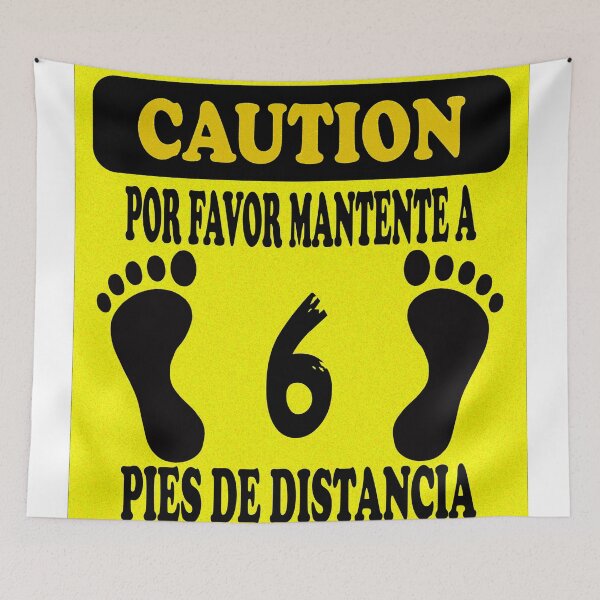 Item preview, por favor mantente a 6 pies de distancia español designed and sold by ArrigoLazzaro.