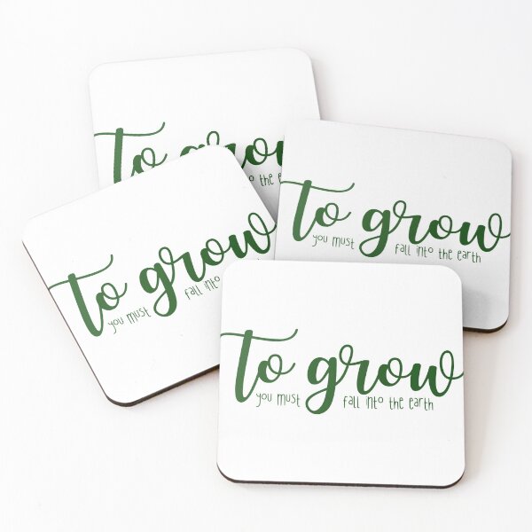 Item preview, to grow you must fall into the earth designed and sold by brightstarrykid.