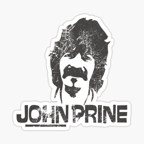 “John Prine” Sticker for Sale by Birdtheman12345 | Redbubble