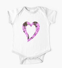 Pink Phlox Flowers One Piece - Short Sleeve