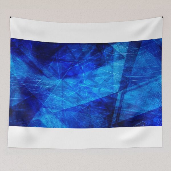 Item preview, Abstract Geometric Dark Blue Spinning Shapes and Lines designed and sold by IncrediVFX.