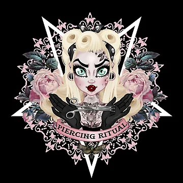 Artwork thumbnail, Piercing Ritual by Rose Demon