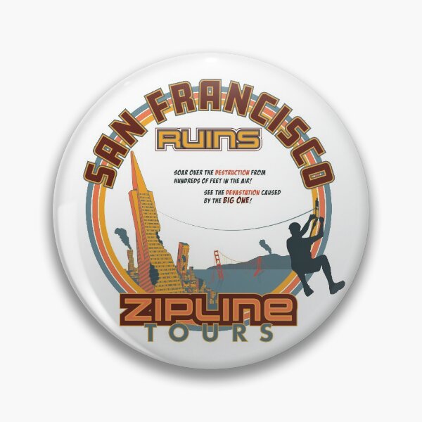 Item preview, San Francisco Zipline Tours designed and sold by CuriousCurios.