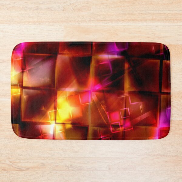 Item preview, Purple and Yellow Geometric Tiles Rotating Slowly designed and sold by IncrediVFX.