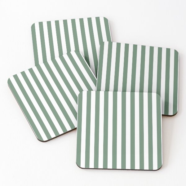 Item preview, dark green and white stripe designed and sold by clairecardona.