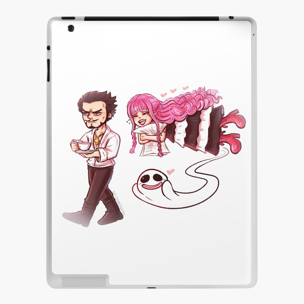 Dracule Mihawk - One Piece v.3 color version iPad Case & Skin for