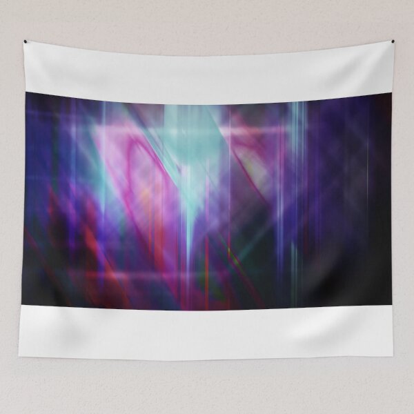 Item preview, Purple and Blue Diagonal Light Beams Contrasting with Vertical Pillars designed and sold by IncrediVFX.