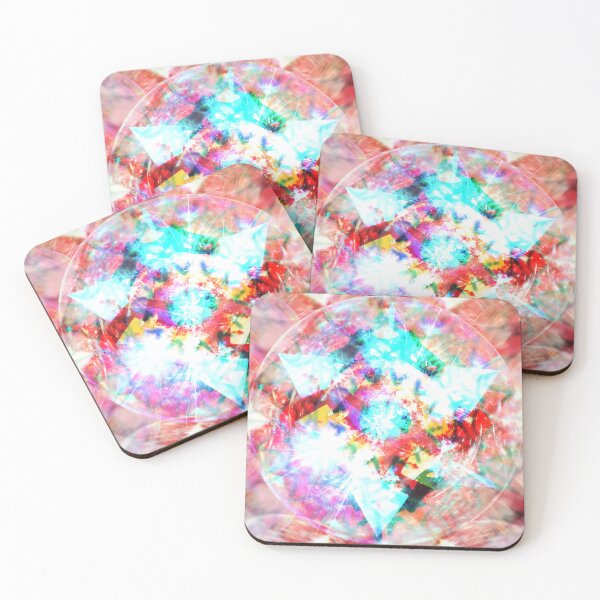 Item preview, Abstract Rotating Star in Circle with Blurred Pink and White Shapes designed and sold by IncrediVFX.