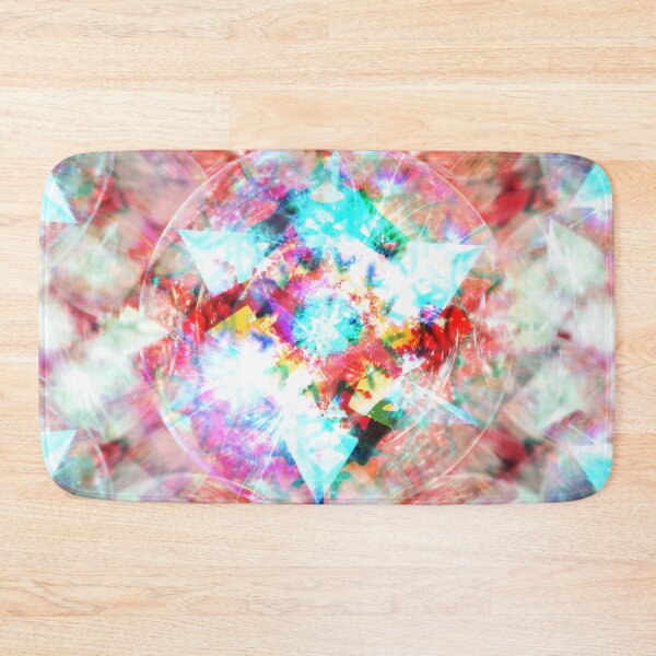 Item preview, Abstract Rotating Star in Circle with Blurred Pink and White Shapes designed and sold by IncrediVFX.