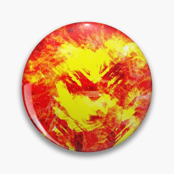 Item preview, Abstract Bright Red and Yellow Rotating Star with Pulsating Core designed and sold by IncrediVFX.