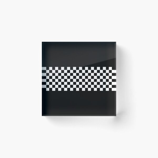 Item preview, Black & White Checkered Ska designed and sold by NobodysHero.