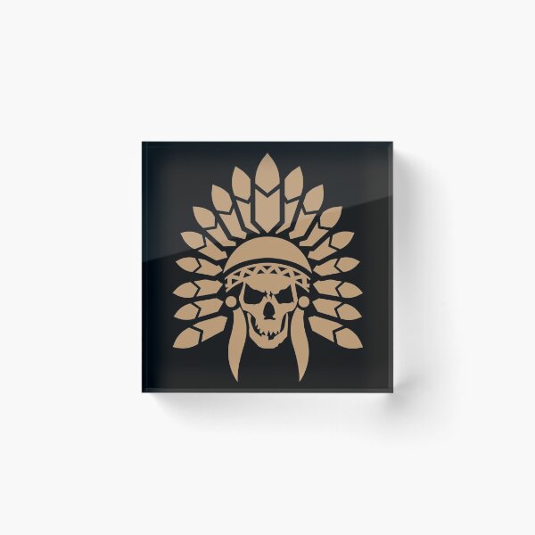 Item preview, Indian Chief Skull designed and sold by omhersi.