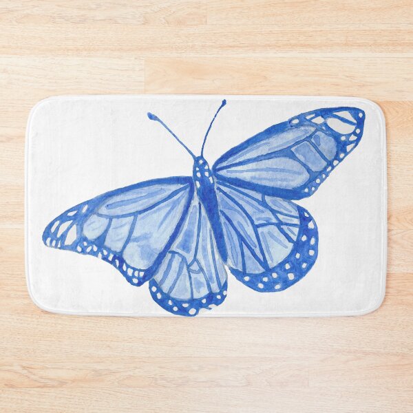 Item preview, Blue Monochromatic Butterfly Water Color designed and sold by Melody-Rose.