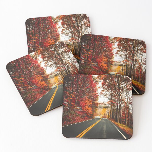 Item preview, autumnal road in vermont designed and sold by franckreporter.