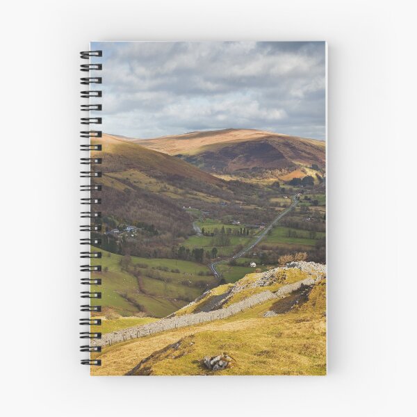 Item preview, Fan Brycheiniog, Fan Hir, Cefn Cul, Bwlch Bryn-rhudd Pass, Glyn Tawe and Fan Gyhirych from Cribarth, Brecon Beacons National Park, Wales  designed and sold by Dan Santillo.