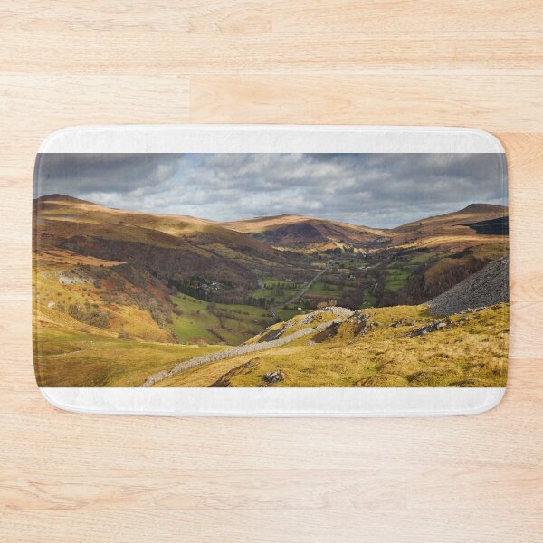Item preview, Fan Brycheiniog, Fan Hir, Cefn Cul, Bwlch Bryn-rhudd Pass, Glyn Tawe and Fan Gyhirych from Cribarth, Brecon Beacons National Park, Wales  designed and sold by Dan Santillo.