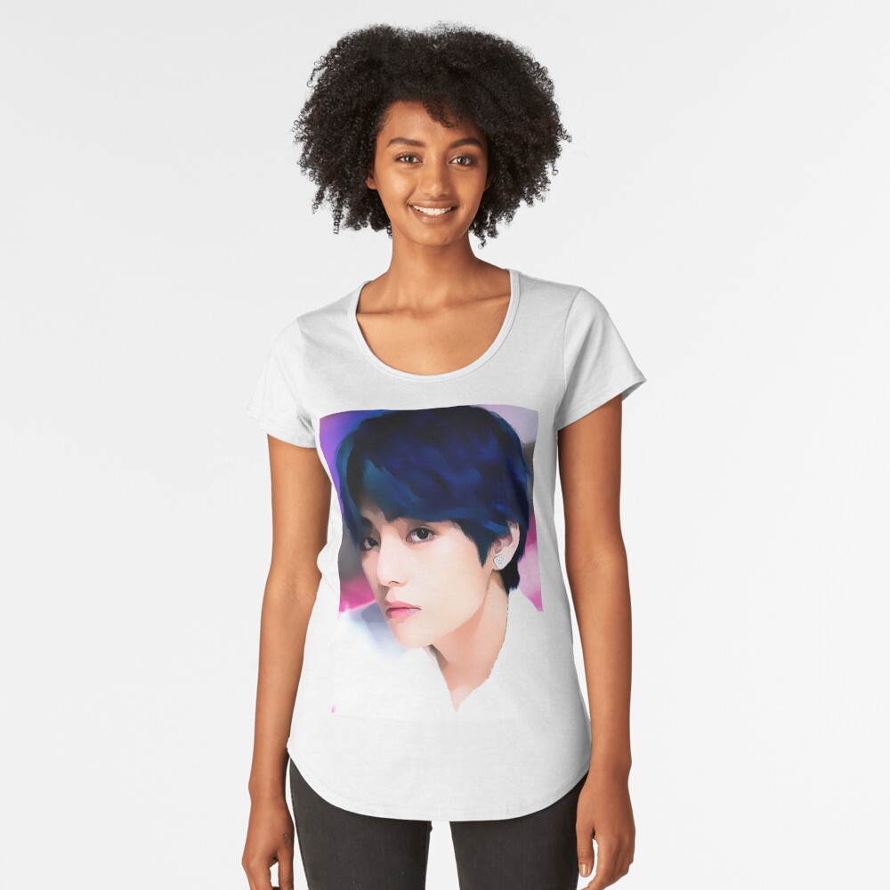 BTS V TAEHYUNG CELINE white Tshirt - KdropCart Shop