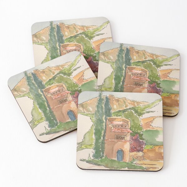 Item preview, Watercolor provencal landscape designed and sold by Vanessaart.