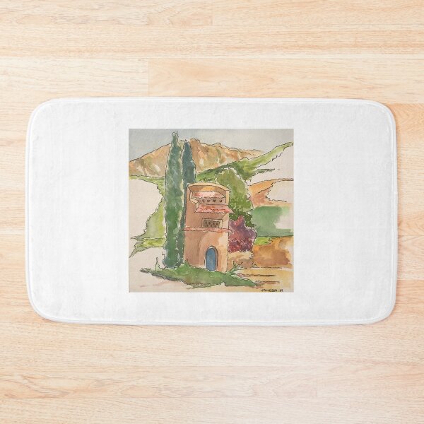 Item preview, Watercolor provencal landscape designed and sold by Vanessaart.