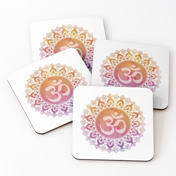 Item preview, Colored Mandala with Om (Aum) Symbol designed and sold by dezstudio.