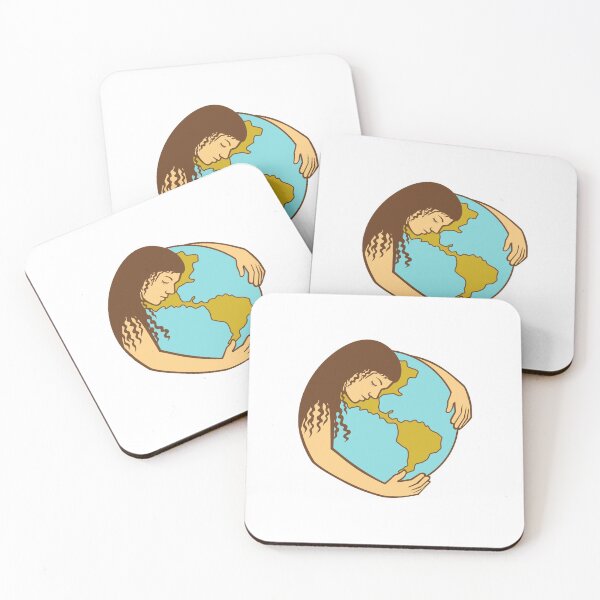 Item preview, Mother Earth Hugging World Globe Retro designed and sold by patrimonio.