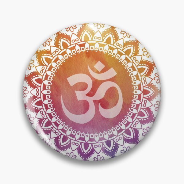 Item preview, Colored Mandala with Om (Aum) Symbol designed and sold by dezstudio.