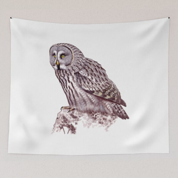 Item preview, Great Grey Owl designed and sold by kokayart.