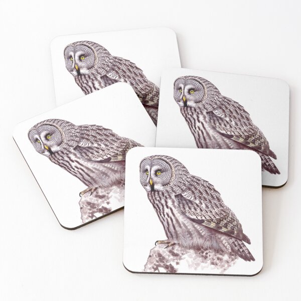 Item preview, Great Grey Owl designed and sold by kokayart.