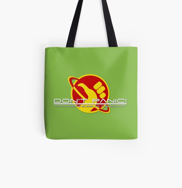 Hitchhiker's Guide Space Age All Over Print Tote Bag