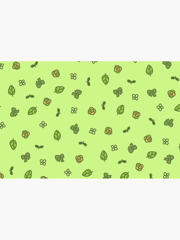 Thumbnail 4 of 4, Zipper Pouch, green doodlies designed and sold by Jimmies.