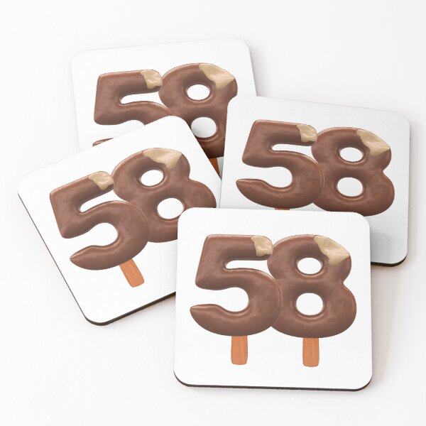 Item preview, 58 Ice Cream Fifty Eight Number 3d Chocolate designed and sold by HelloFromAja.