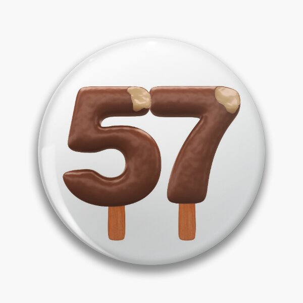 Item preview, 57 Ice Cream Fifty Seven Number 3d Chocolate designed and sold by HelloFromAja.