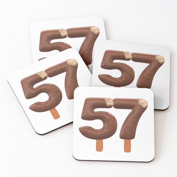 Item preview, 57 Ice Cream Fifty Seven Number 3d Chocolate designed and sold by HelloFromAja.