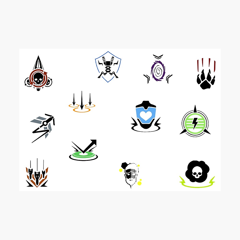 Apex Legends Video Game Ultimate Logos Art Board Print