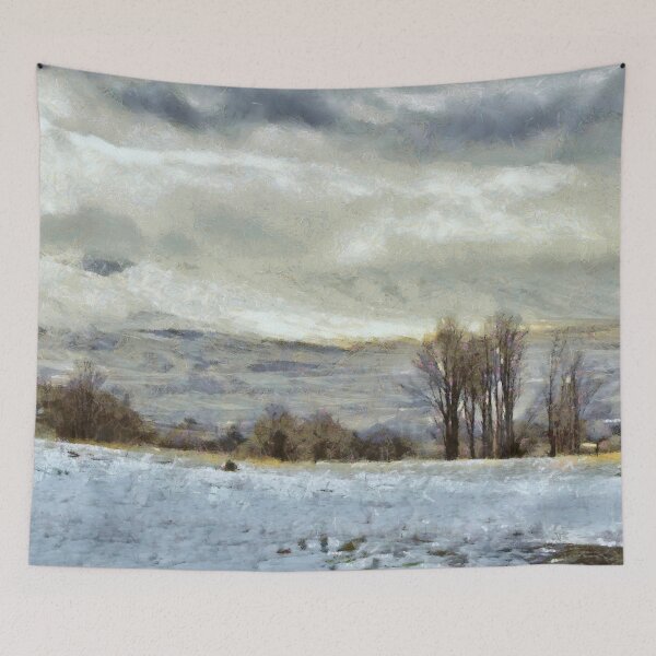 Item preview, Snowy landscape designed and sold by Ghazal-art.