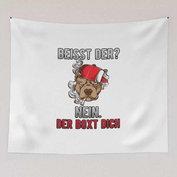 Item preview, The dog bites dog boxer saying designed and sold by JonasDesign.