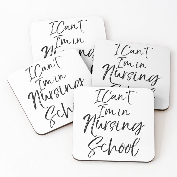 Aperçu de l'œuvre I Can't I'm in Nursing School créée et vendue par TNDesignStudio.