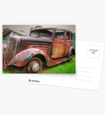 Bonnie and Clyde getaway car Postcards