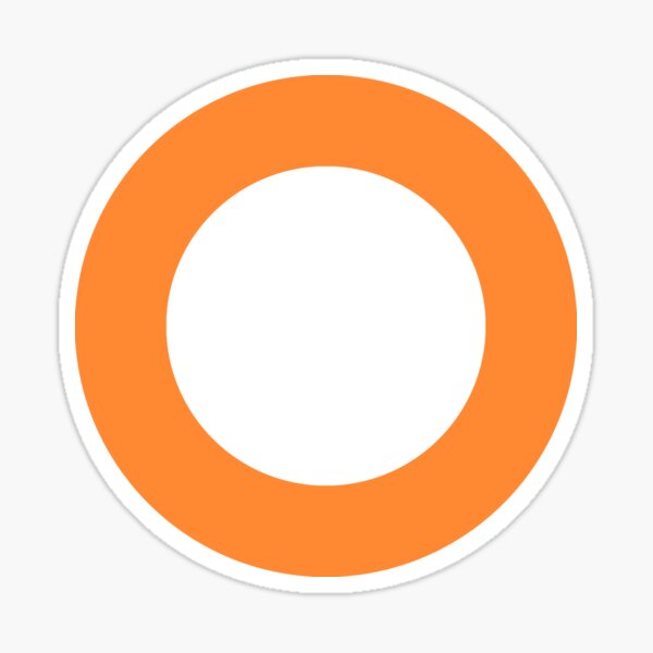 Item preview, Orange & White Circle | Mod designed and sold by NobodysHero.