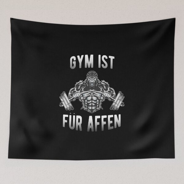 Item preview, Gym is for monkey fitness workout training saying designed and sold by JonasDesign.