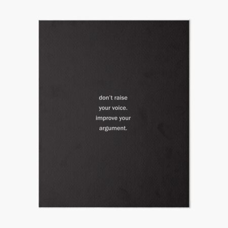 Item preview, Deep Motivational Quote - Dont Raise Your Voice designed and sold by smtgstudio.