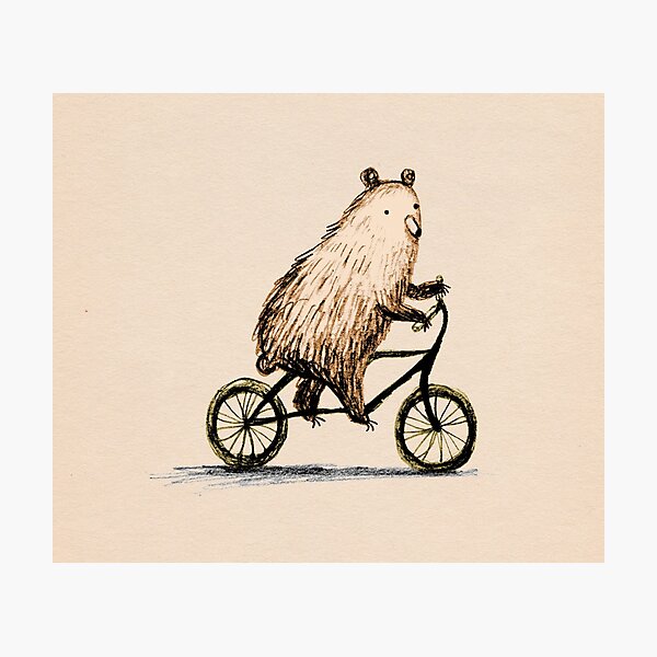 Ours de cyclisme Impression photo