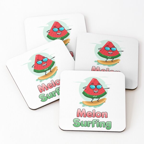 Item preview, Melon Surfing Surfing Surfer Surboarden designed and sold by JonasDesign.