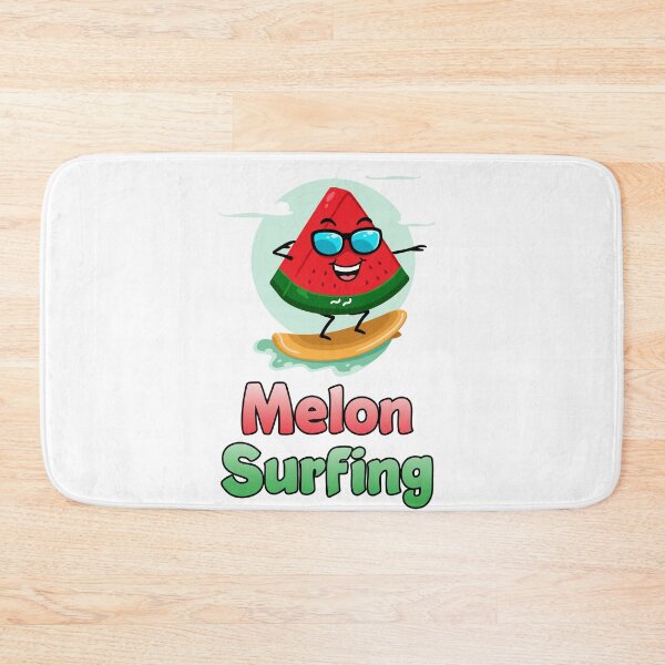 Item preview, Melon Surfing Surfing Surfer Surboarden designed and sold by JonasDesign.
